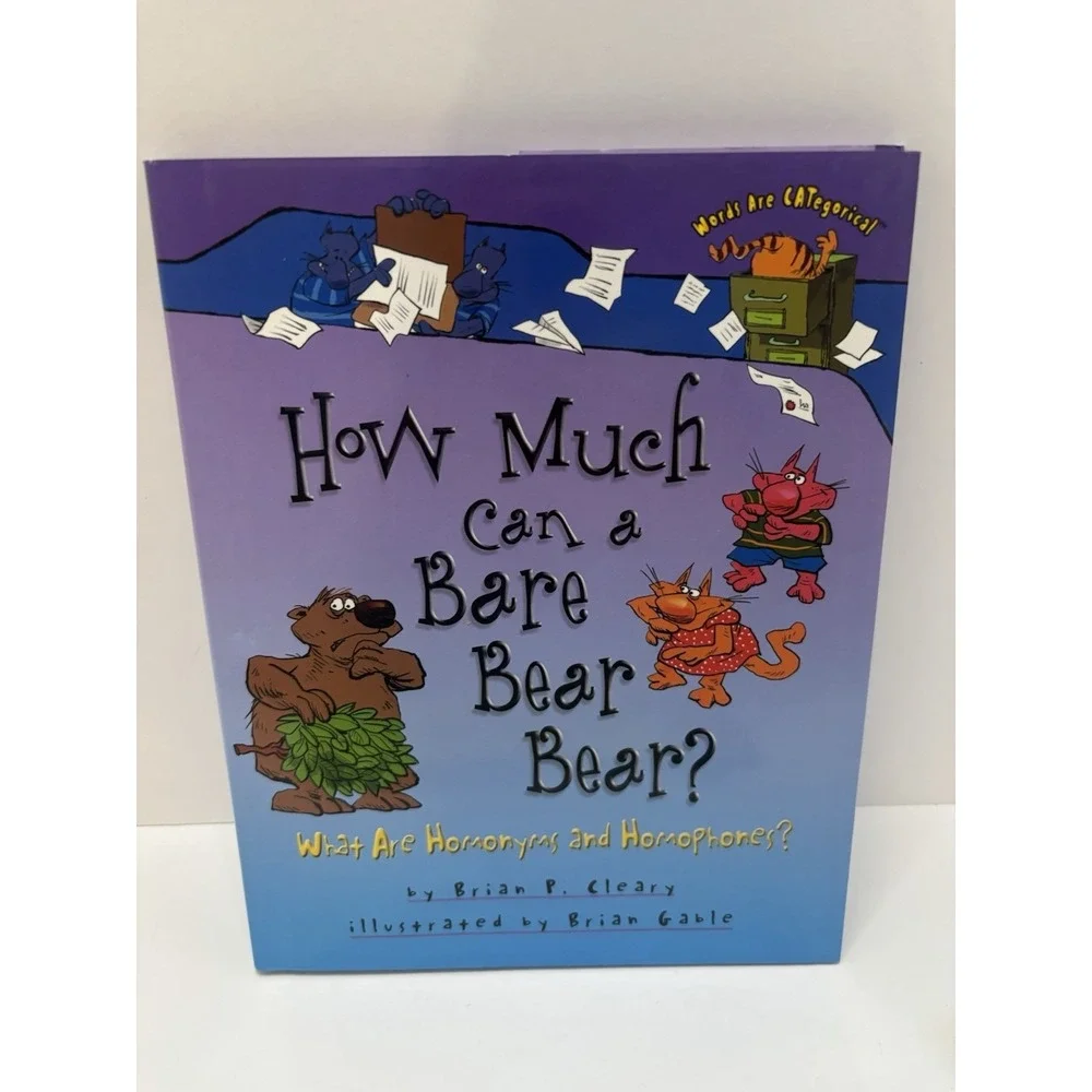 Lot of 3‎ Brian P Cleary - Words Are Categorical Series Hardcover w/ DJ